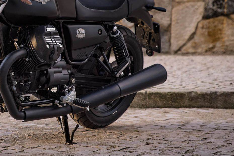 Moto Guzzi V7 Exhaust View Moto Guzzi V7 Exhaust View