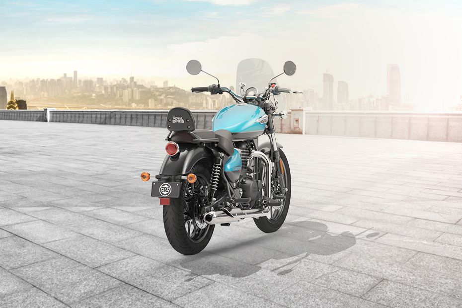 Royal Enfield Meteor 350 Slant Back Side View Right Royal Enfield Meteor 350 Slant Back Side View Right