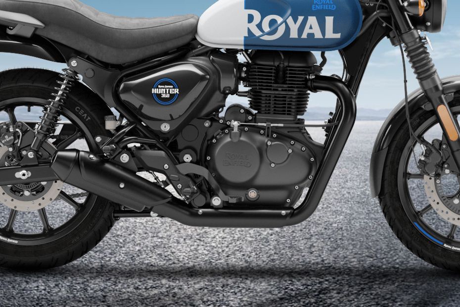 Royal Enfield Hunter 350 Engine View