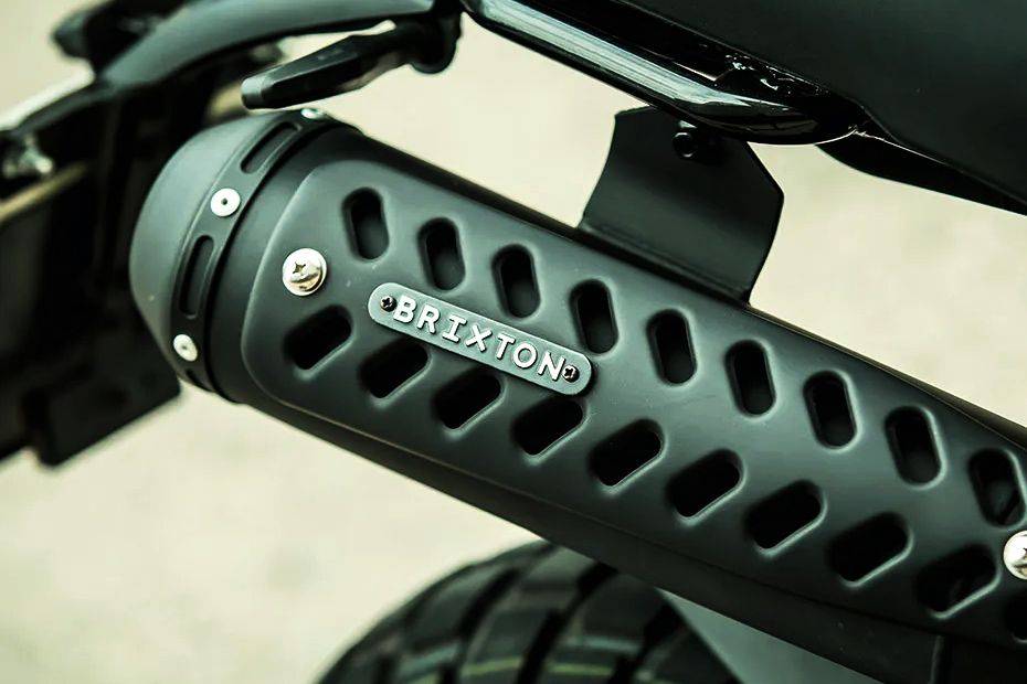 Brixton CrossFire 150 XS Exhaust View Brixton CrossFire 150 XS Exhaust View