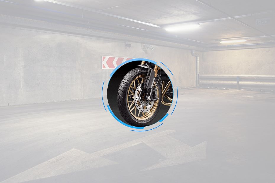 CFMoto 700CL-X Heritage Front Tyre View CFMoto 700CL-X Heritage Front Tyre View