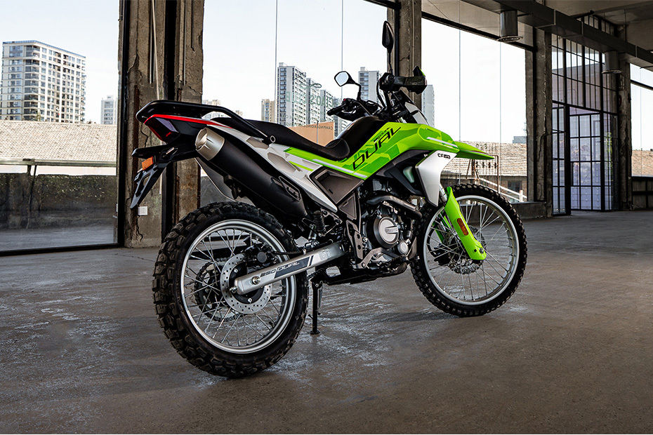 CFMoto 250 Dual Back Side View