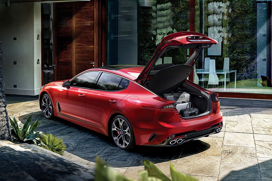 Storage Closer View of Kia Stinger