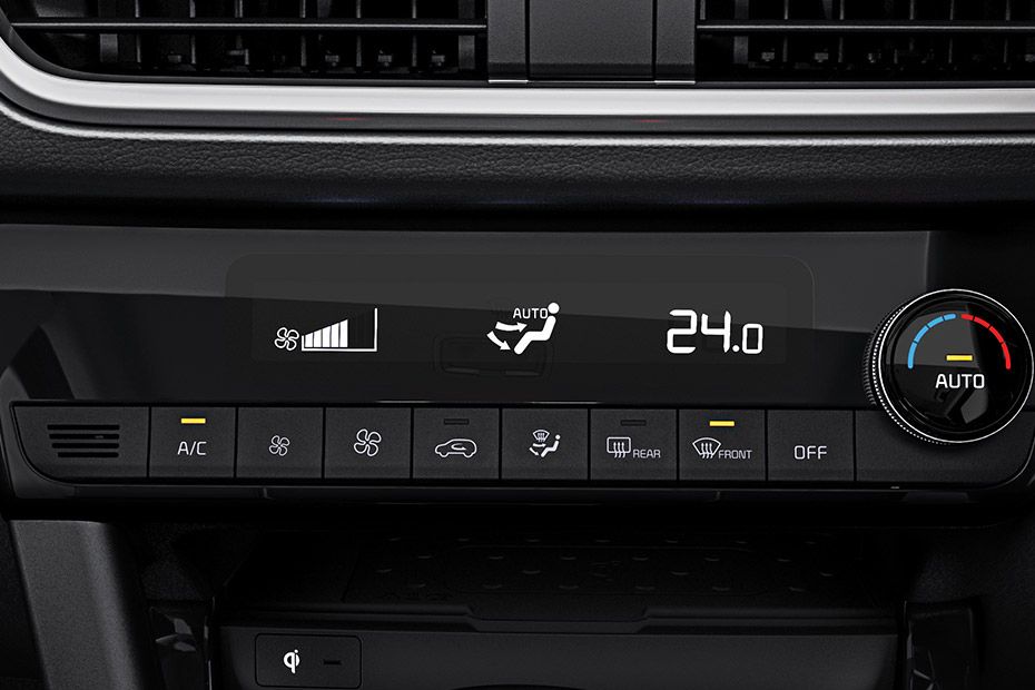 Front AC Controls of Kia Seltos Front AC Controls of Kia Seltos