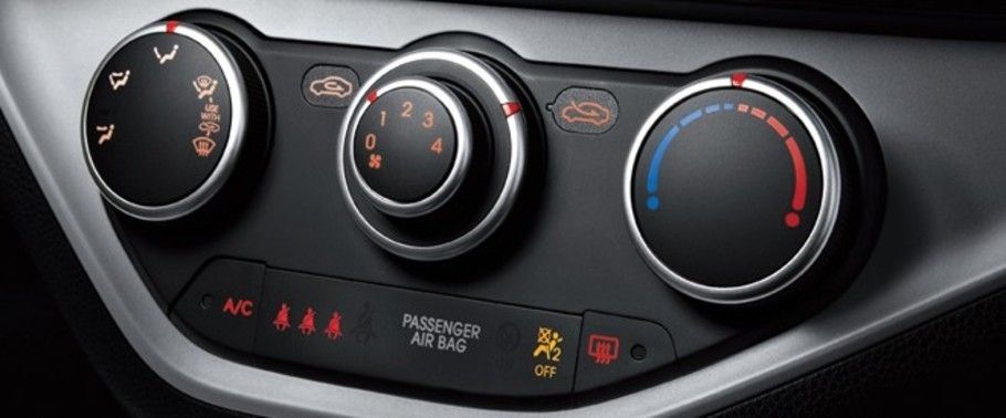 Front AC Controls of Kia Picanto (2016-2017) Front AC Controls of Kia Picanto (2016-2017)