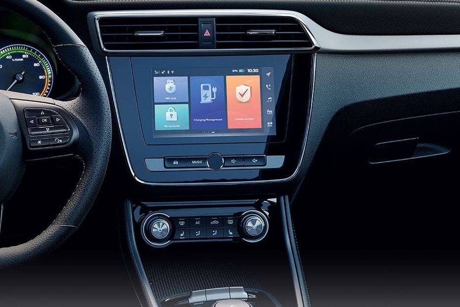 Front AC Controls of MG ZS EV Front AC Controls of MG ZS EV