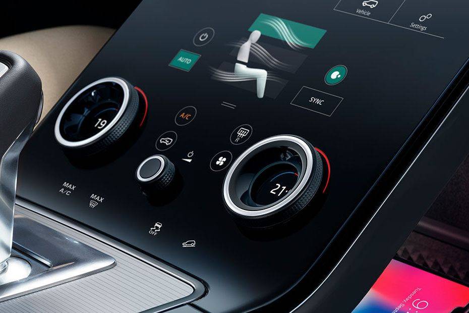 Front AC Controls of Land Rover Range Rover Evoque Front AC Controls of Land Rover Range Rover Evoque
