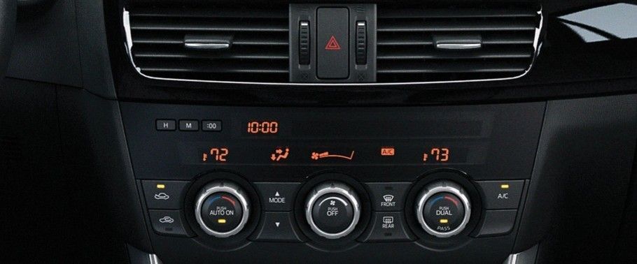 Front AC Controls of Mazda CX