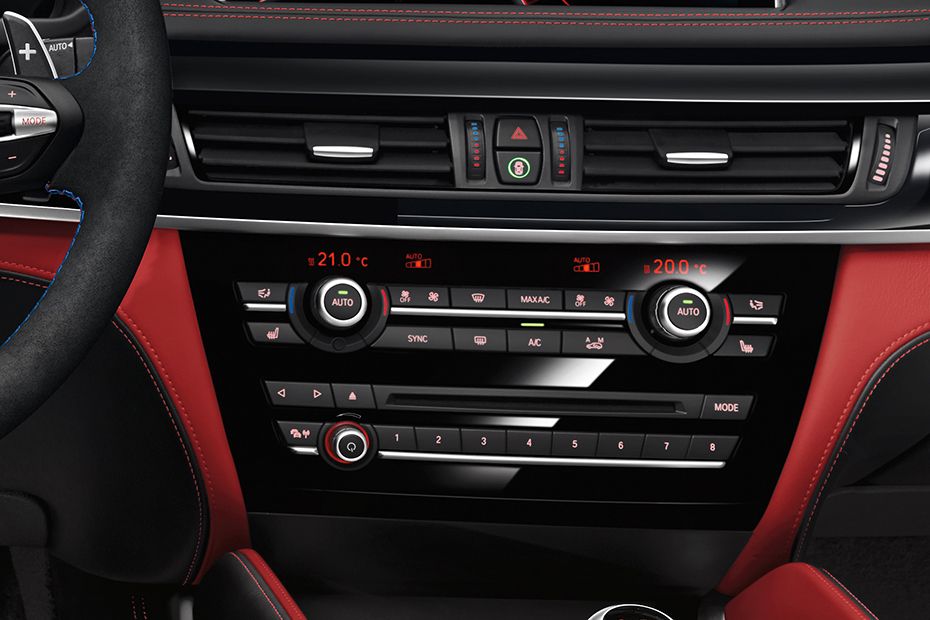 Front AC Controls of BMW X5 Hybrid