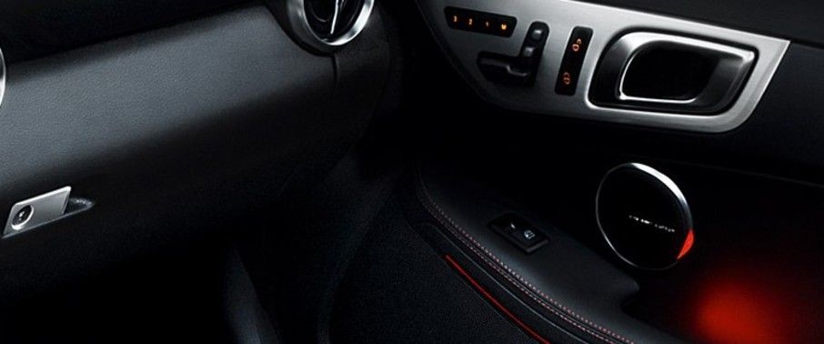 door handle interior of Mercedes Benz SLK-Class