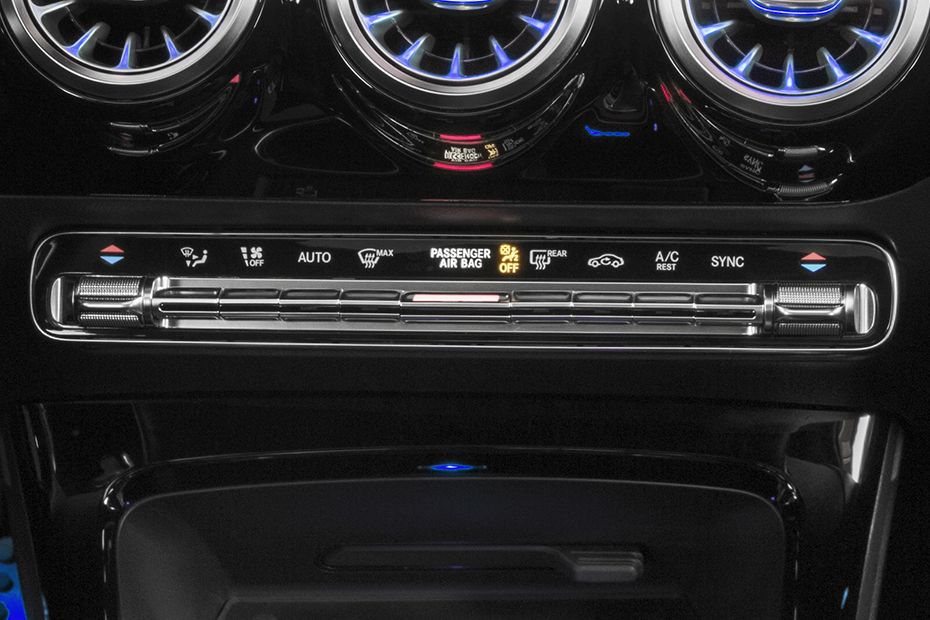 Front AC Controls of Mercedes Benz A-Class Sedan (2019-2021)