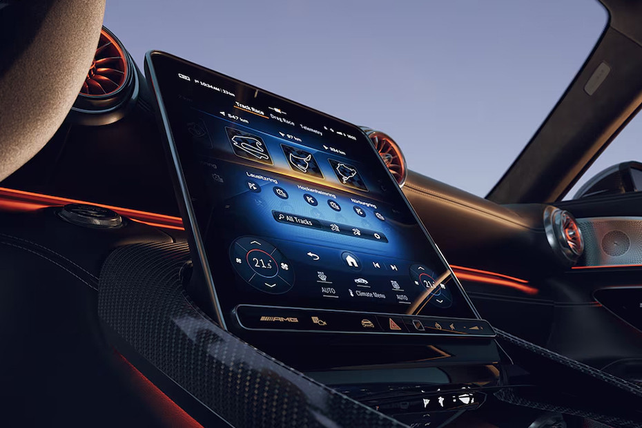 AMG GT 2 Door touch screen