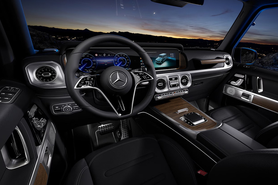 Dashboard View of G-Class Electric