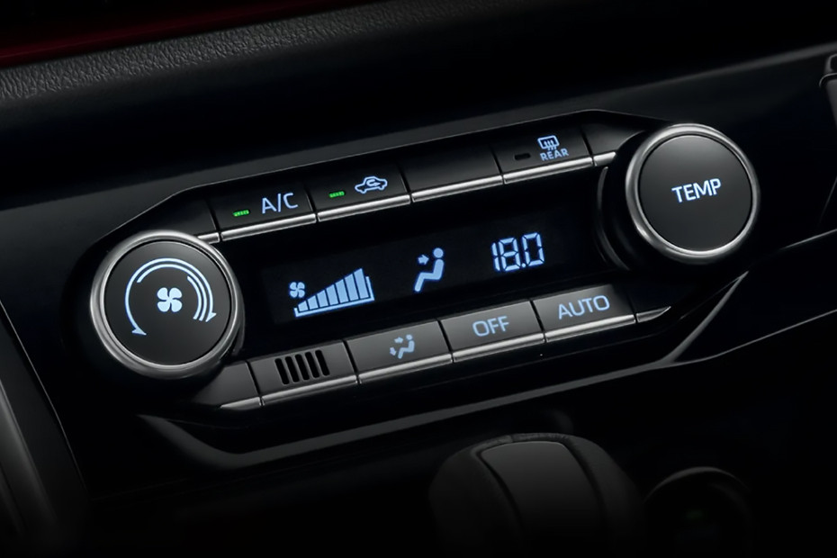 Front AC Controls of Perodua Traz