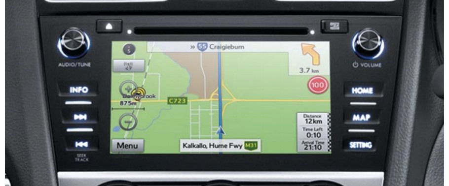 XV (2011-2017) gps navigator