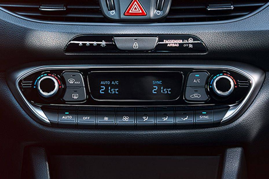 Front AC Controls of Hyundai i30 N Front AC Controls of Hyundai i30 N