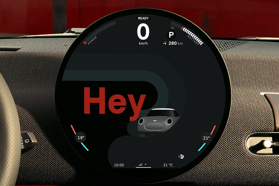 John Cooper Works touch screen