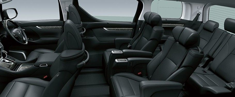Toyota Vellfire (2016-2017) Front And Rear Seats Together Toyota Vellfire (2016-2017) Front And Rear Seats Together
