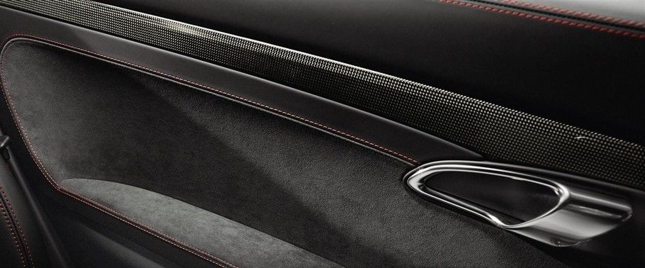 door handle interior of Porsche Cayman GTS door handle interior of Porsche Cayman GTS