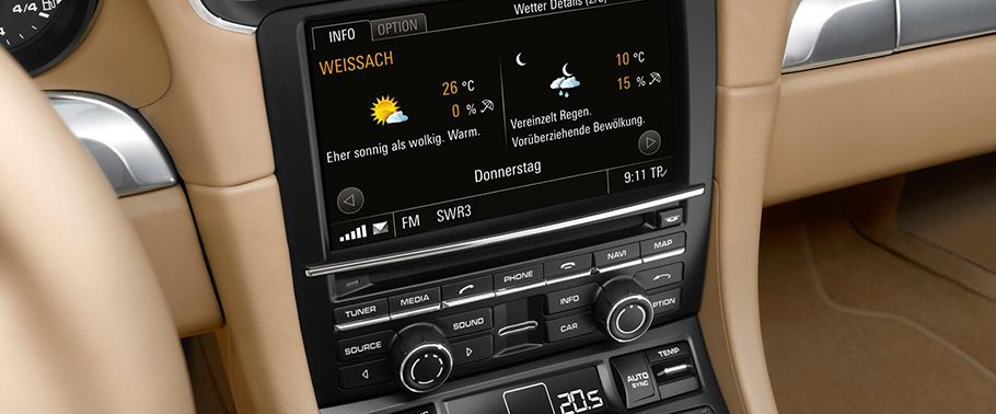 911 Carrera S touch screen
