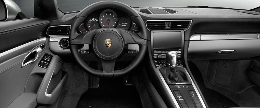 Dashboard View of 911 Carrera 4S Cabriolet Dashboard View of 911 Carrera 4S Cabriolet