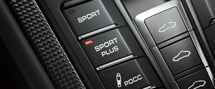 Center Controls of Porsche 911 Turbo Cabriolet Center Controls of Porsche 911 Turbo Cabriolet