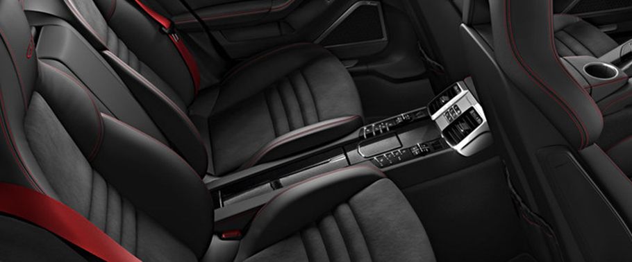 Porsche Panamera S Rear Seats