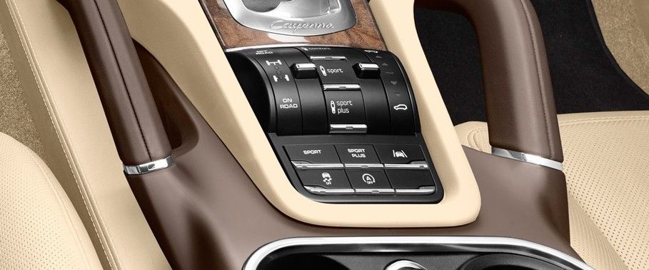 Center Controls of Porsche Cayenne S Center Controls of Porsche Cayenne S