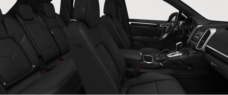 Porsche Cayenne S E-Hybrid Front And Rear Seats Together Porsche Cayenne S E-Hybrid Front And Rear Seats Together