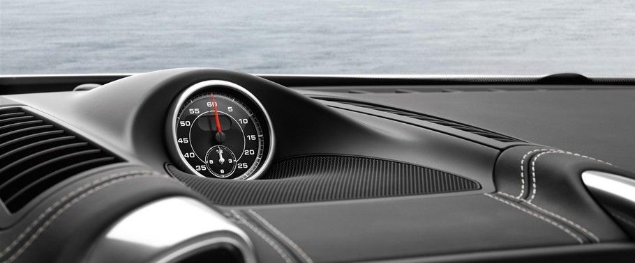 clock in Porsche Cayenne Turbo S