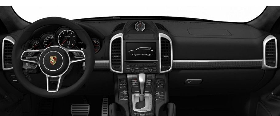 Dashboard View of Cayenne Turbo S