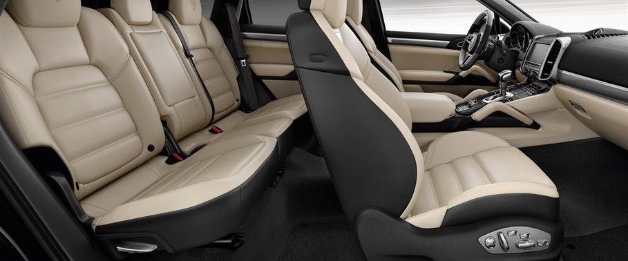 Porsche Cayenne Turbo S Front And Rear Seats Together