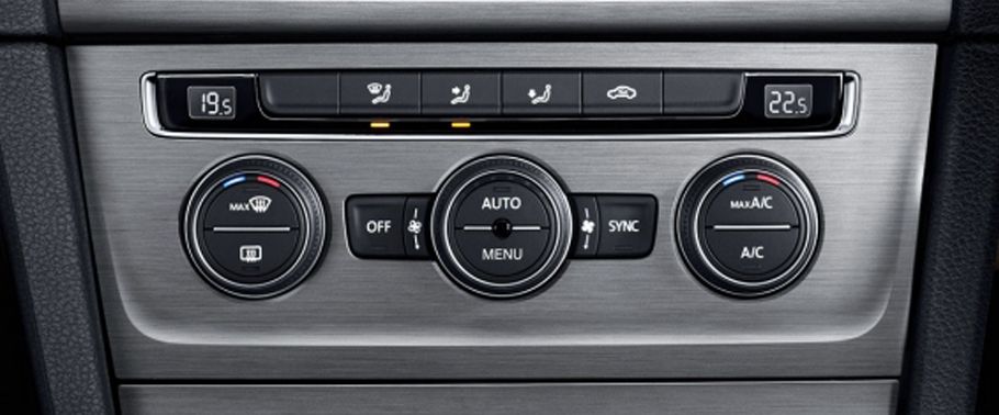 Front AC Controls of Volkswagen Golf (2012-2017) Front AC Controls of Volkswagen Golf (2012-2017)