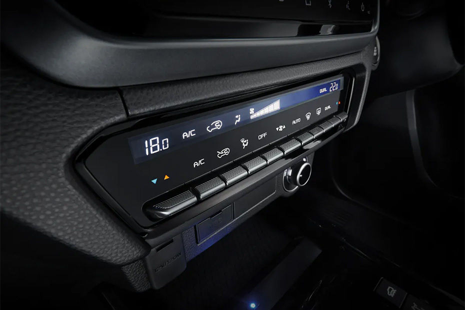 Front AC Controls of Isuzu D-Max