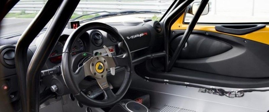 Dashboard View of Exige V6 Cup