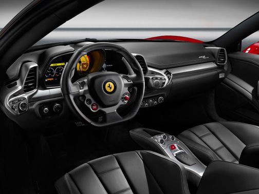 Dashboard View of 458 Italia