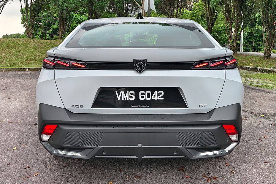 Peugeot 408 Full Rear View Peugeot 408 Full Rear View