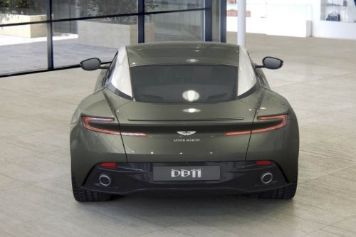 Full Rear View of Aston Martin DB11