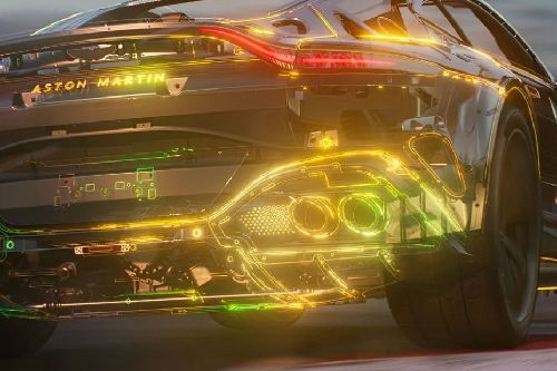 Exhaust Pipe of Aston Martin Vantage