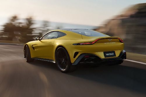 Rear Cross Side View of Aston Martin Vantage