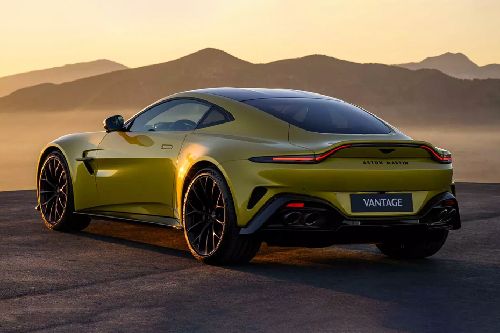 Rear Medium View of Aston Martin Vantage
