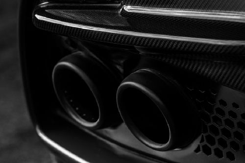 Exhaust Pipe of Aston Martin DBS Superleggera