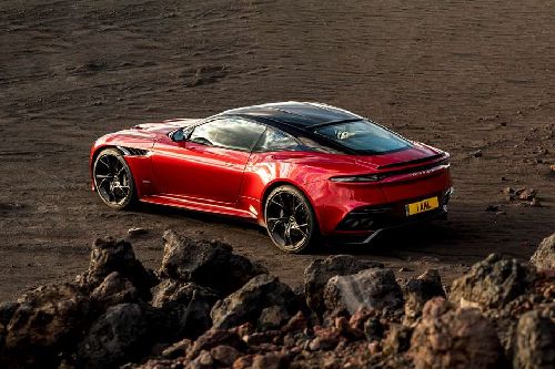 Rear Cross View of Aston Martin DBS Superleggera