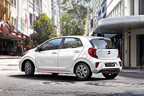 Rear Cross Side View of Kia Picanto