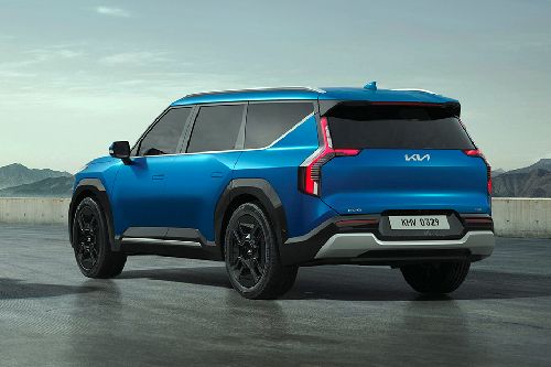 Rear Cross Side View of Kia EV9