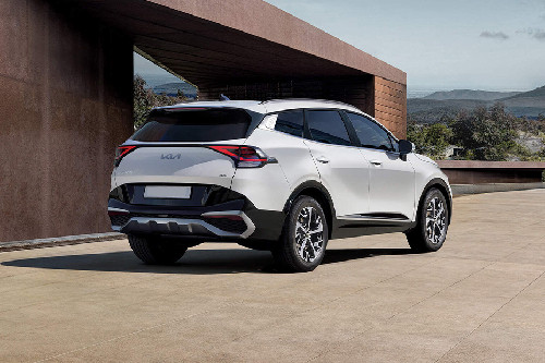 Sportage Rear angle view