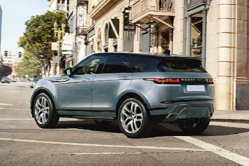 Rear Cross Side View of Land Rover Range Rover Evoque