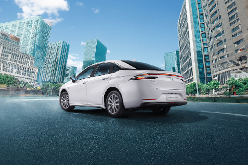 Rear Cross Side View of GAC Aion ES