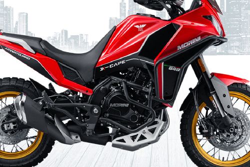 Moto Morini X-CAPE 650 Engine View