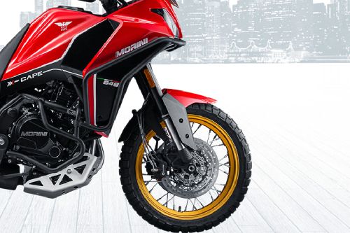 Moto Morini X-CAPE 650 Front Tyre View